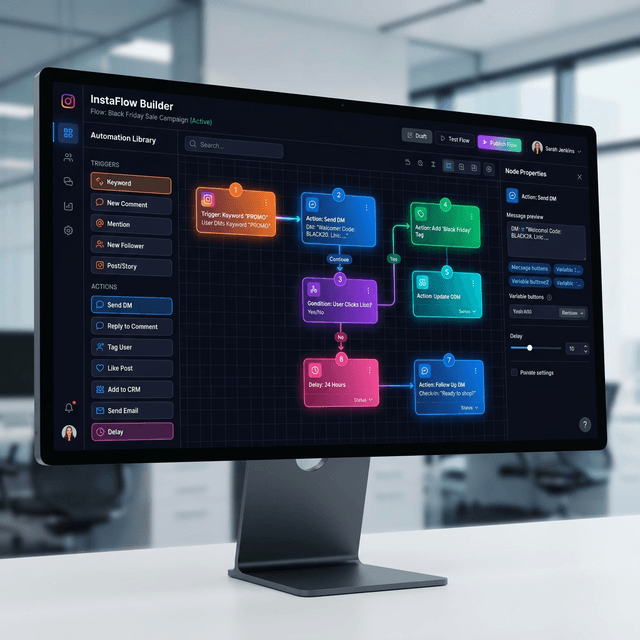 ShadowDM Automation Workflow Builder